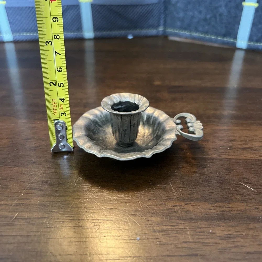 Vintage Chamberstick‎ Chamber Candle Holder